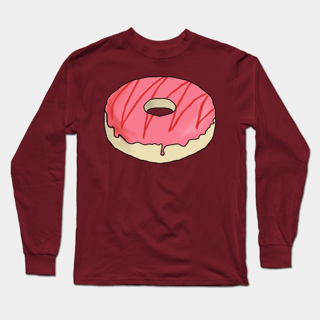 Jam Drizzle Donut Long Sleeve T-Shirt by Kcael